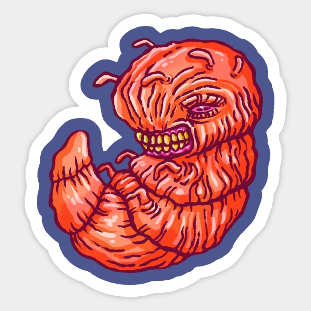 fetus grub Sticker by mauchofett